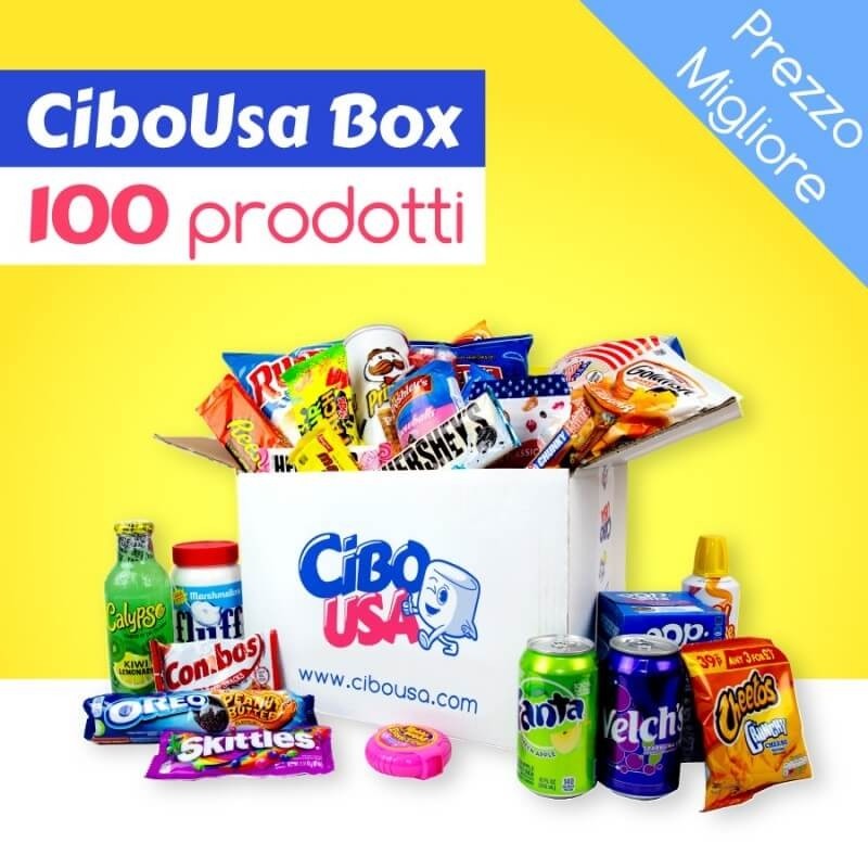 Comprare Cibo USA Box Super Large - Box da 100+ Prodotti - Cibo USA
