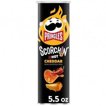 Pringles Scorchin' Cheddar