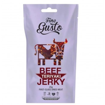 Fine Gusto Beef Jerky Teriyaki