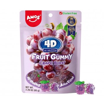 Amos 4D Fruit Gummy Grape...
