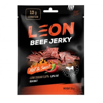 Leon Beef Jerky Hot Sweet