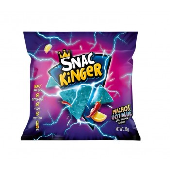 Snac Kinger Nachos Hot Blue...