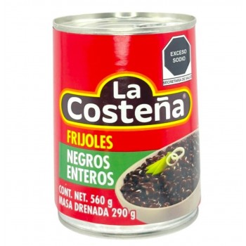 Costeña Negros Enteros 560g