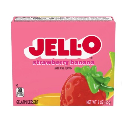 Jell-O gelatina alla Fragola e Banana