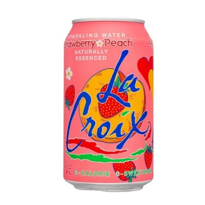 La Croix Sparkling Water Strawberry Peach