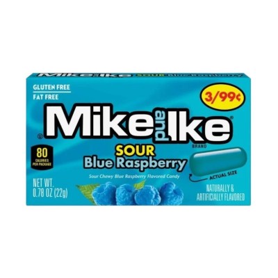 Mike and Ike Sour Blue Raspberry