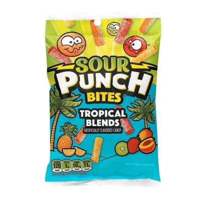 Sour Punch Bites Tropical Blends