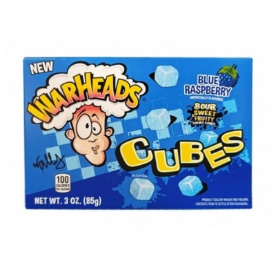 Warheads Cubes Blue Raspberry