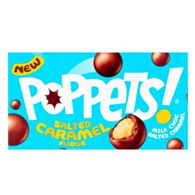 Poppets Milk Choc Coated Salted Caramel Fudge