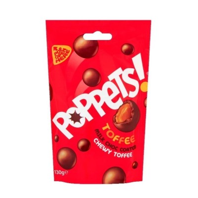 Poppets Milk Choc Coated Chewy Toffee