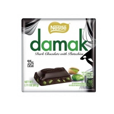 Nestle Damak Dark Chocolate with Pistachios