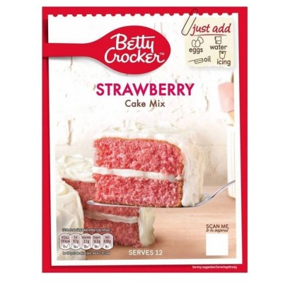 Betty Crocker Strawberry Cake Mix