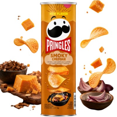 Pringles Smoky Cheddar