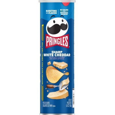 Pringles Sharp White Cheddar