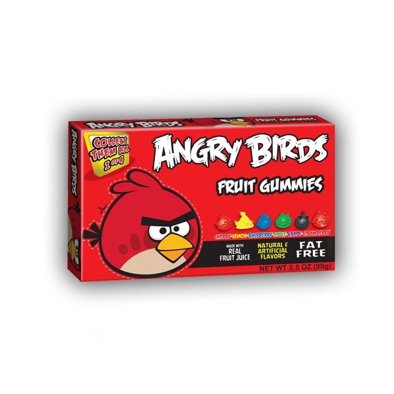 Angry Birds Rosse Caramelle Gommose alla Frutta