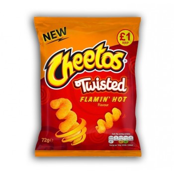 Cheetos Twisted Flamin' hot...